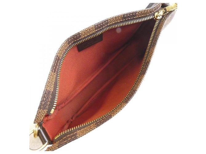 Pochette Accessorio Damier Navona Louis Vuitton Marrone - vista 7