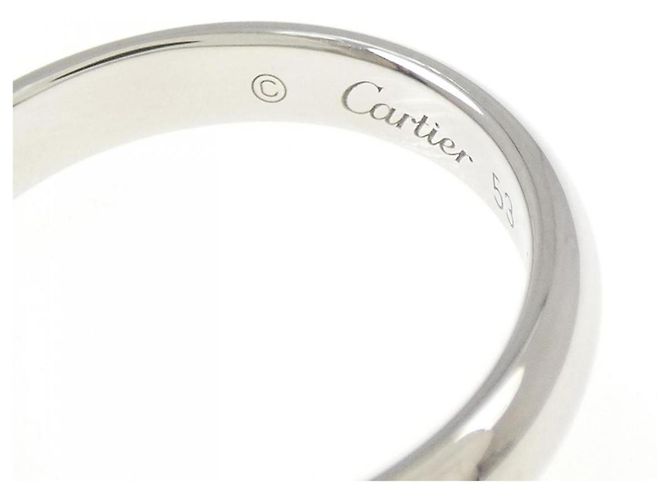 Cartier Platin-Ehering - Ansicht 3