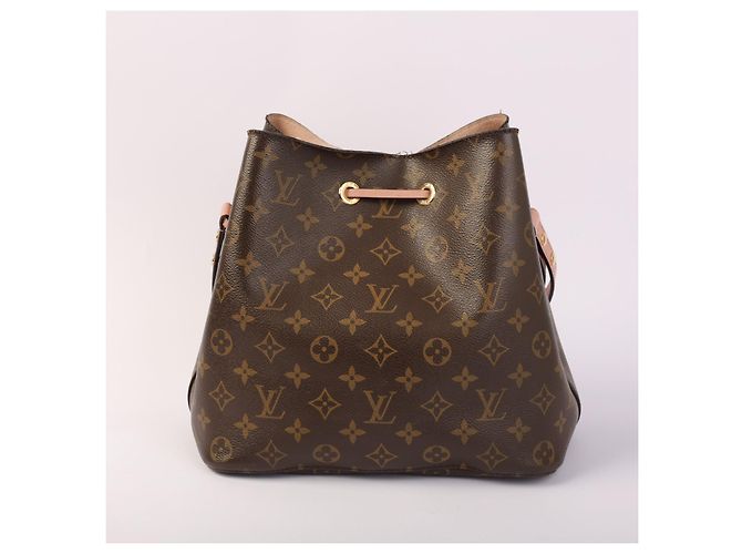 Néonoé Louis Vuitton NeoNoe MM Borsa a Secchiello Monogram Marrone - vista 3
