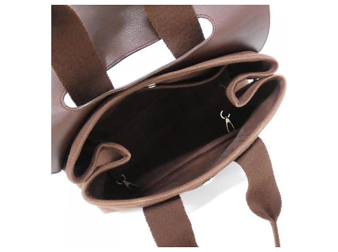 Borsa a mano Hermès Valparaiso PM Marrone - vista 8