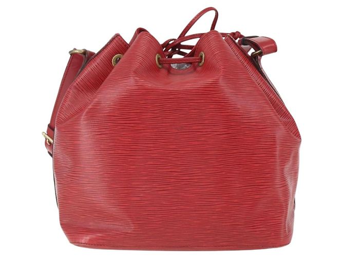 Louis Vuitton Petit Noe Epi Leather Medium Rosso - vista 2