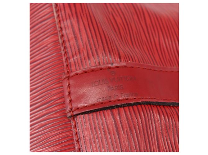 Louis Vuitton Petit Noe Epi Leather Medium Rosso - vista 6