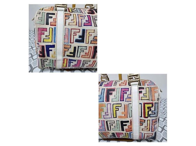 Fendi Forever Bauletto Boston Tasche Mehrfarbig - Ansicht 12