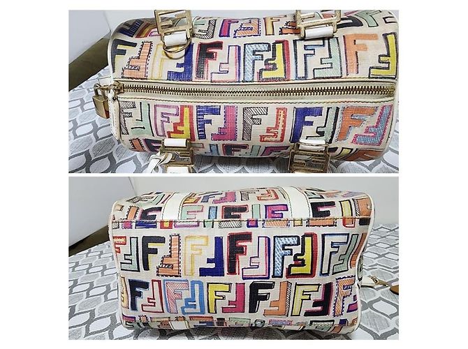 Fendi Forever Bauletto Boston Tasche Mehrfarbig - Ansicht 8