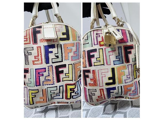 Fendi Forever Bauletto Boston Tasche Mehrfarbig - Ansicht 9