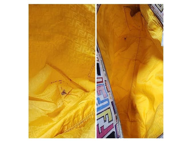 Fendi Multicolor Zucca Spalmati Roll Tote Bag Mehrfarben - Ansicht 10