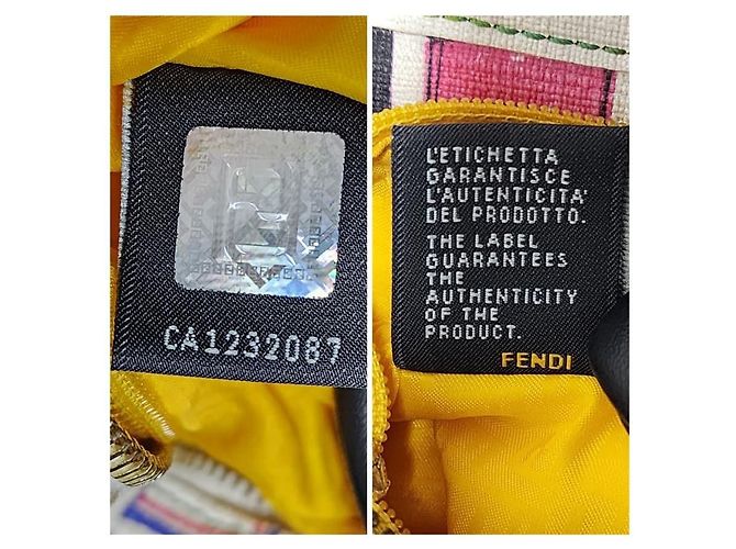 Fendi Multicolor Zucca Spalmati Roll Tote Bag Mehrfarben - Ansicht 4