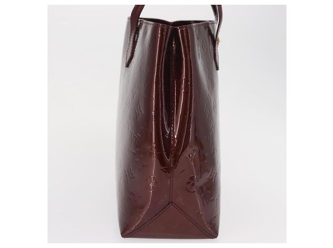 Borsa Louis Vuitton Wilshire Monogram Vernis MM Rosso - vista 4
