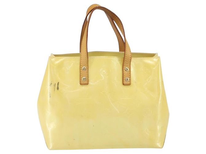 Borsa Reade Monogram Vernis PM di Louis Vuitton Giallo - vista 2