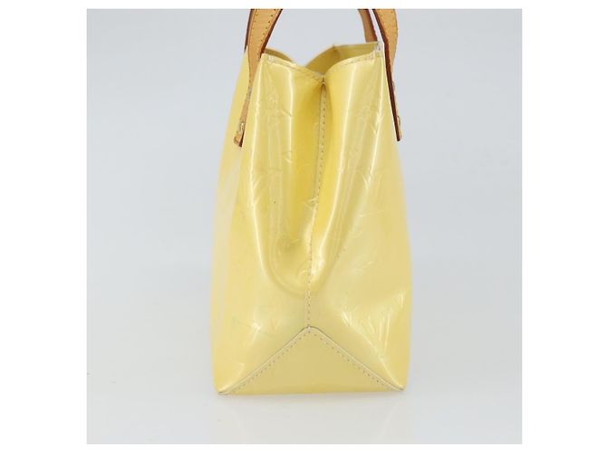 Borsa Reade Monogram Vernis PM di Louis Vuitton Giallo - vista 3