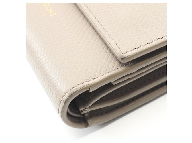 Céline Piccola wallet trifold Celine Beige - vista 8
