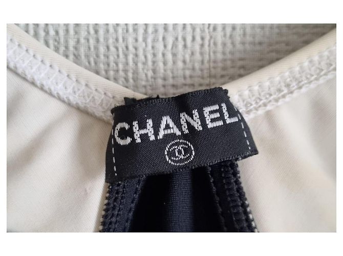 Bañador chanel coleccion Blanco Azul marino - vista 4