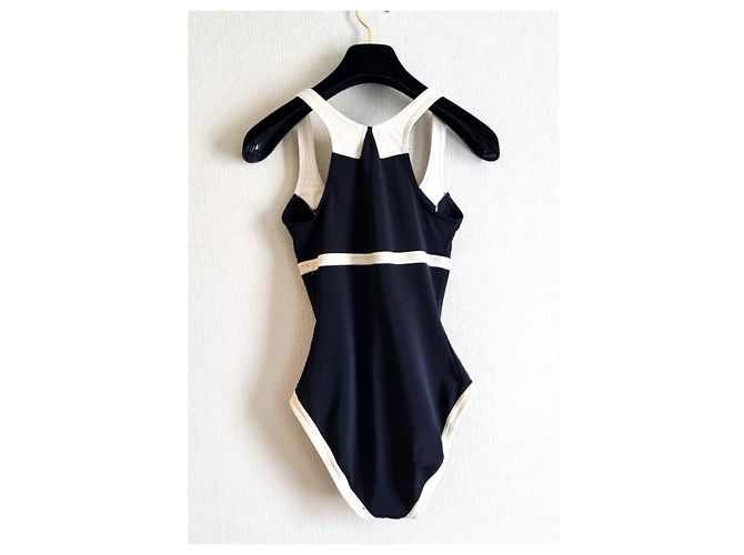 Bañador chanel coleccion Blanco Azul marino - vista 5