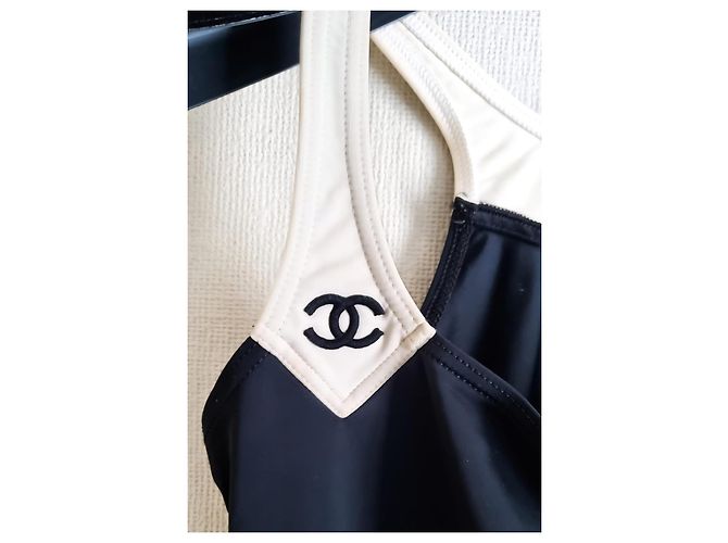 Bañador chanel coleccion Blanco Azul marino - vista 8