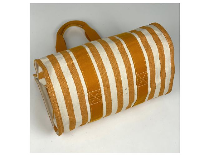 Hermès Cannes MM Handtasche mit Pouch Gelb - Ansicht 2