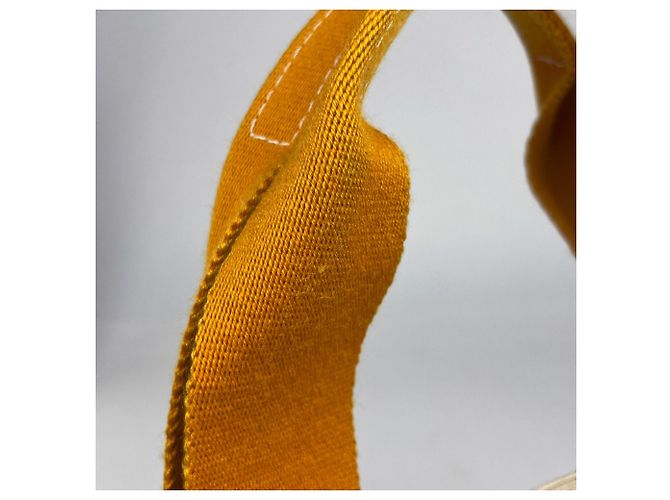 Hermès Cannes MM Handtasche mit Pouch Gelb - Ansicht 7