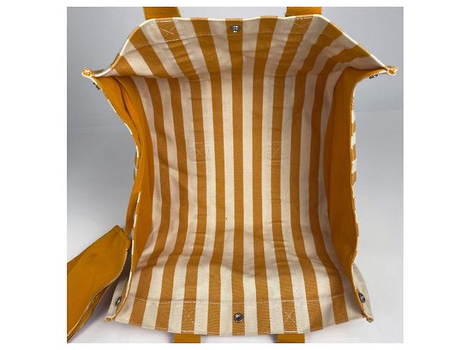 Hermès Cannes MM Handtasche mit Pouch Gelb - Ansicht 8