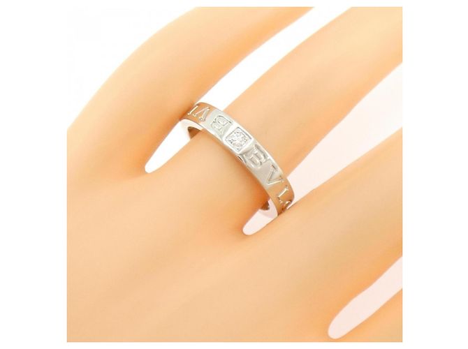 Bulgari Anello in oro bianco e diamanti B.zero1 di Bvlgari - vista 4