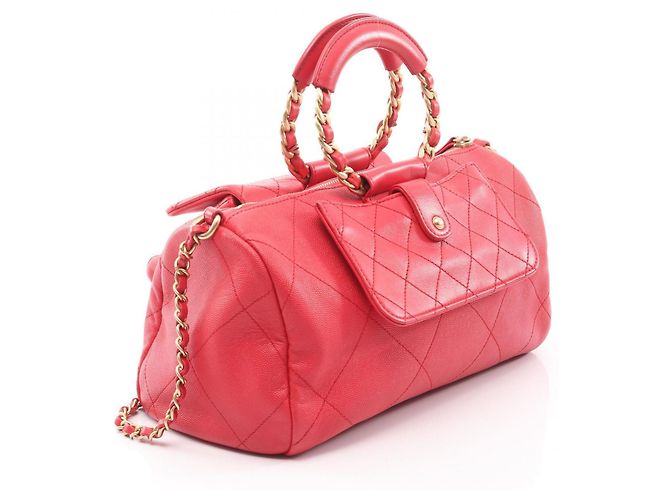 Timeless Borsa a Spalla Matelassé Chanel Rosso - vista 2