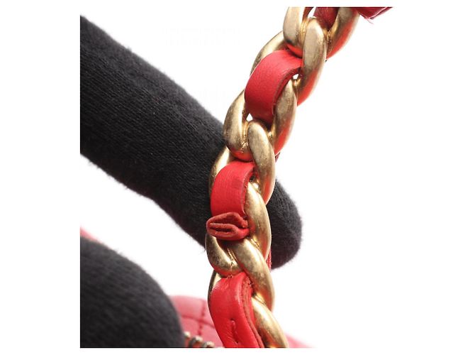 Timeless Borsa a Spalla Matelassé Chanel Rosso - vista 9