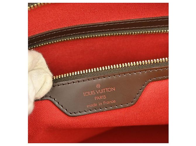 Borsa Chelsea Damier Louis Vuitton Marrone - vista 4