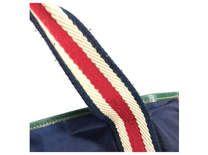 Borsa Tote Gucci Hysteria Logo Rosso Blu navy - vista 16