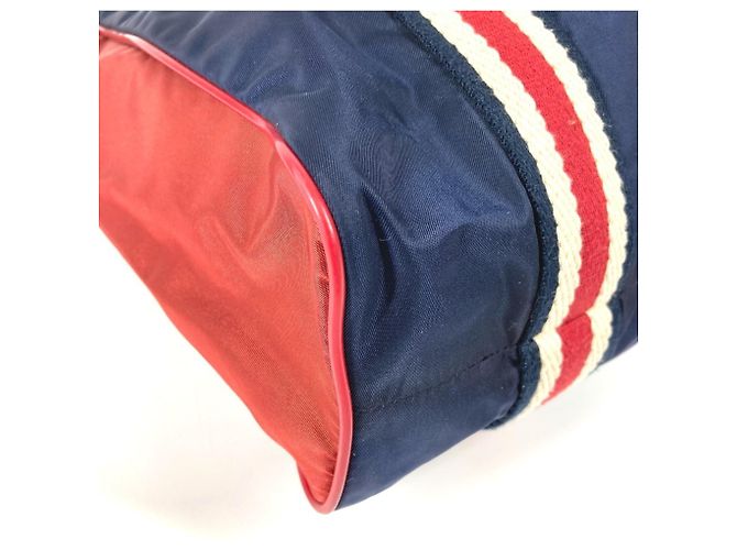 Borsa Tote Gucci Hysteria Logo Rosso Blu navy - vista 7