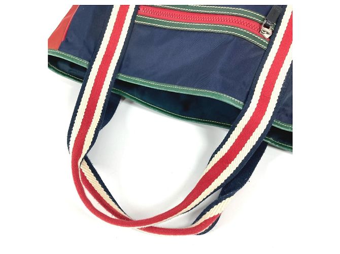 Borsa Tote Gucci Hysteria Logo Rosso Blu navy - vista 8