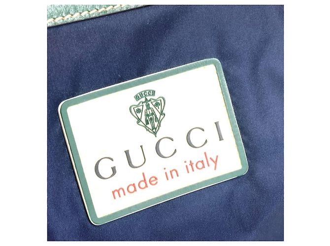 Borsa Tote Gucci Hysteria Logo Rosso Blu navy - vista 9