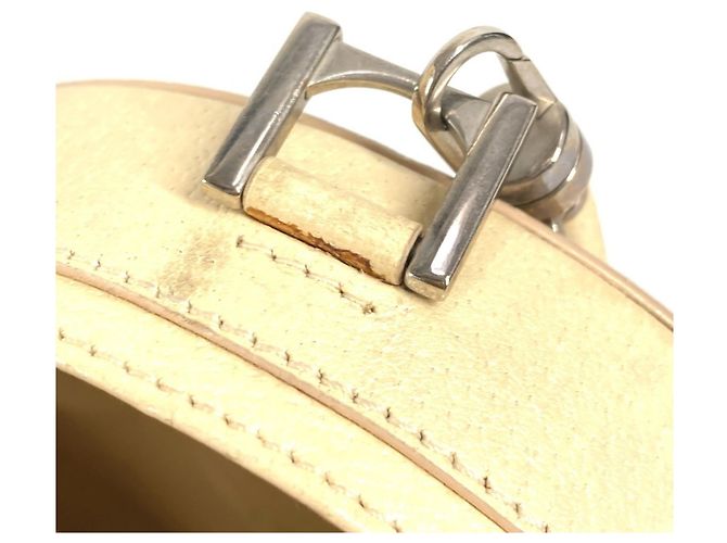 Bulgari Borsa a spalla a forma di tamburo con pattina logo BVLGARI B-ZERO1 Bianco - vista 11
