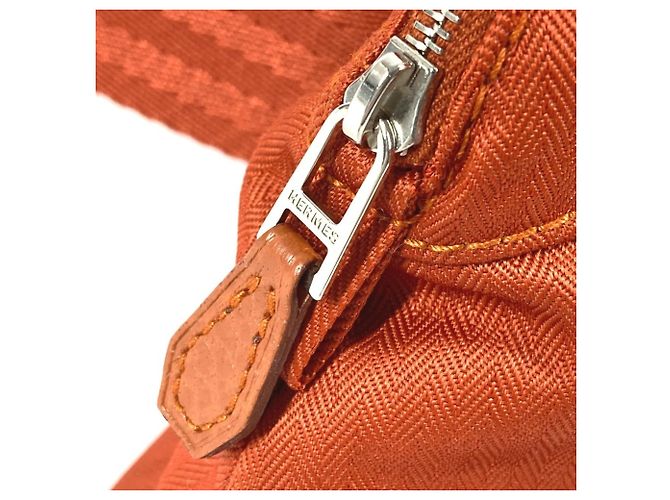 Borsa a Spalla Bolide Santur di Hermès Arancione - vista 10