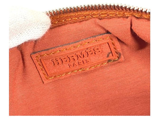 Borsa a Spalla Bolide Santur di Hermès Arancione - vista 17