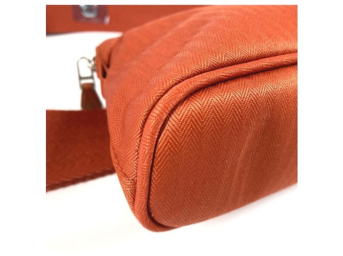 Borsa a Spalla Bolide Santur di Hermès Arancione - vista 8