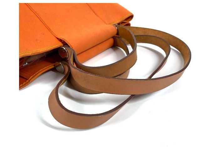 Hermès HERMES Cabag Elan PM Borsa a Spalla/Borsa Tote Arancione - vista 11