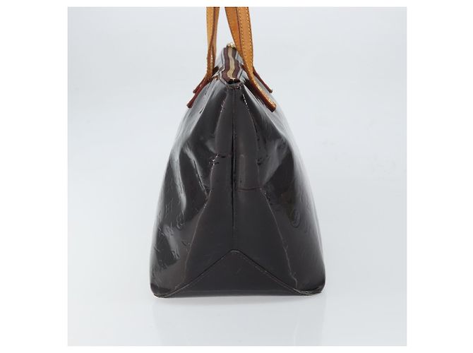 Borsa Louis Vuitton Bellevue Monogram Vernis GM Bordò - vista 4