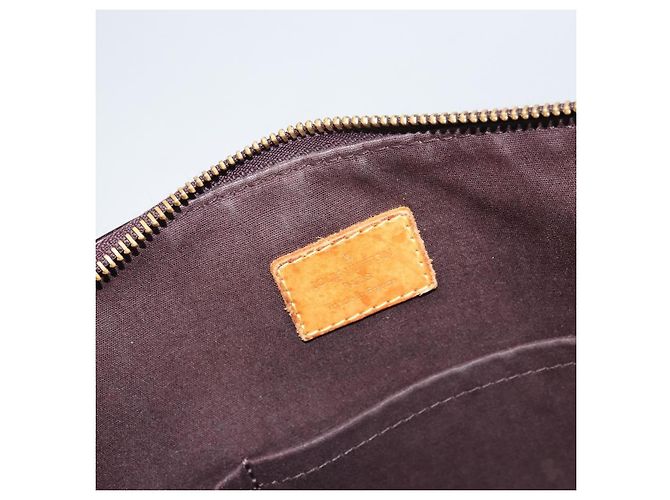 Borsa Louis Vuitton Bellevue Monogram Vernis GM Bordò - vista 6