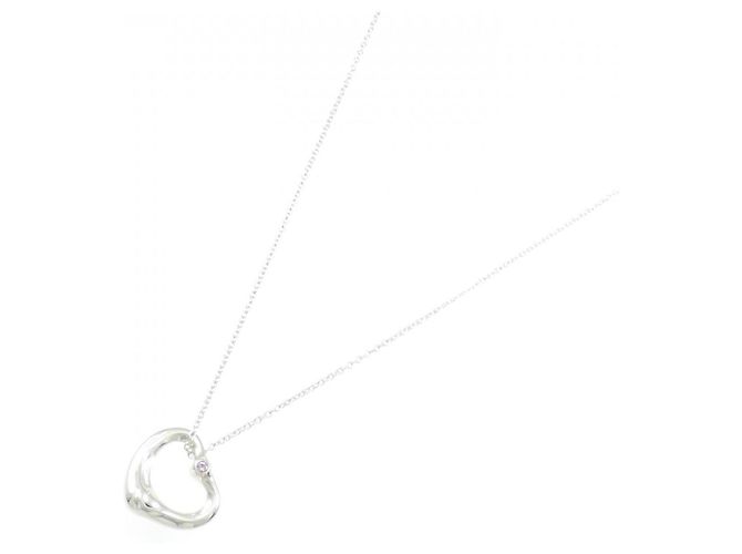 Tiffany & Co Collana Open Heart Tiffany Argento - vista 2