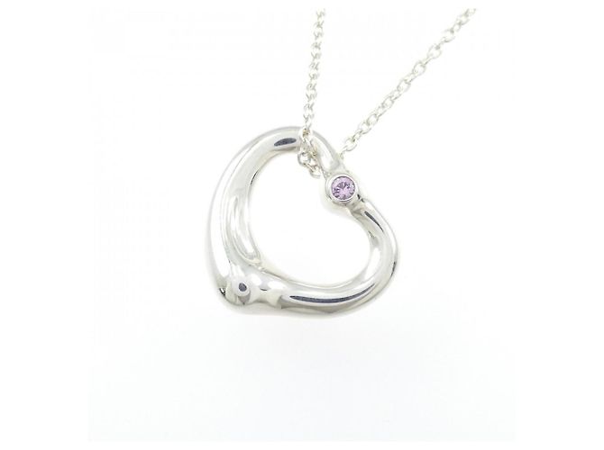 Tiffany & Co Collana Open Heart Tiffany Argento - vista 3