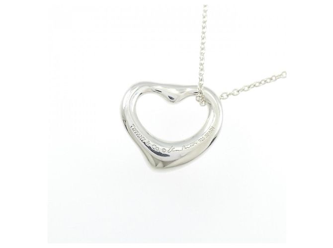 Tiffany & Co Collana Open Heart Tiffany Argento - vista 4