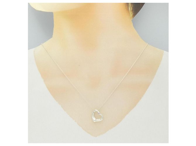 Tiffany & Co Collana Open Heart Tiffany Argento - vista 6