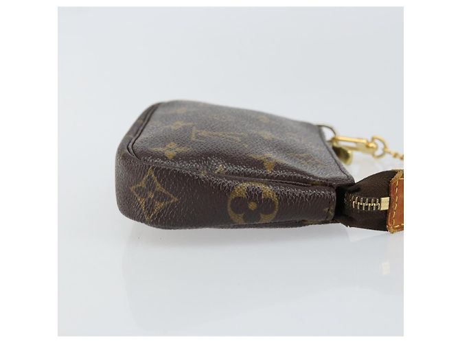 Multi Pochette Accessoires Tasche Louis Vuitton Monogramm-Canvas Klein Braun - Ansicht 3