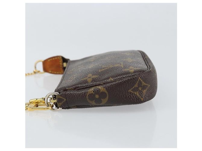 Multi Pochette Accessoires Tasche Louis Vuitton Monogramm-Canvas Klein Braun - Ansicht 4