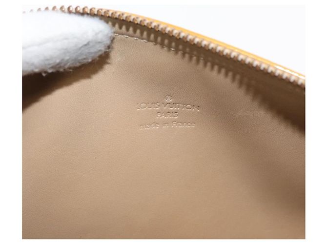 LOUIS VUITTON Borsa a Mano Monogram Vernis Bedford Beige M91006 LV Auth 166565 - vista 10