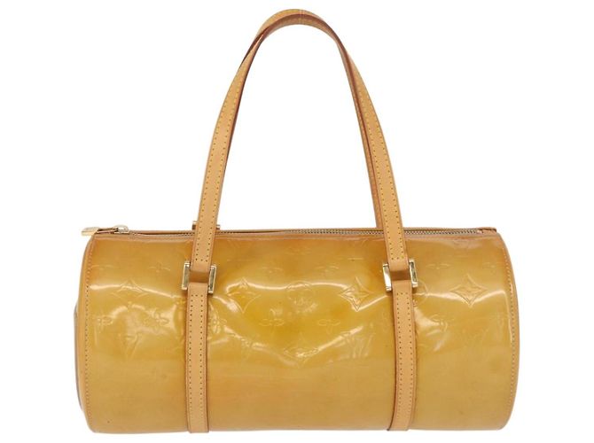 LOUIS VUITTON Borsa a Mano Monogram Vernis Bedford Beige M91006 LV Auth 166565 - vista 13