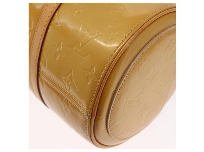 LOUIS VUITTON Borsa a Mano Monogram Vernis Bedford Beige M91006 LV Auth 166565 - vista 14