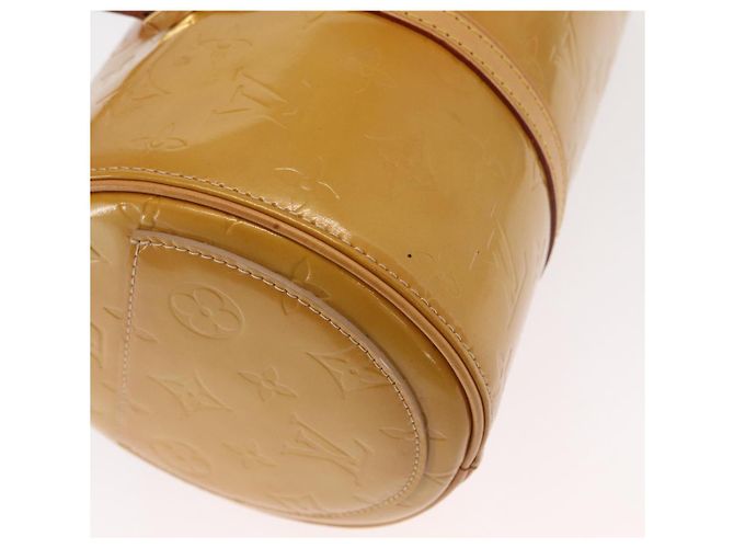 LOUIS VUITTON Borsa a Mano Monogram Vernis Bedford Beige M91006 LV Auth 166565 - vista 15