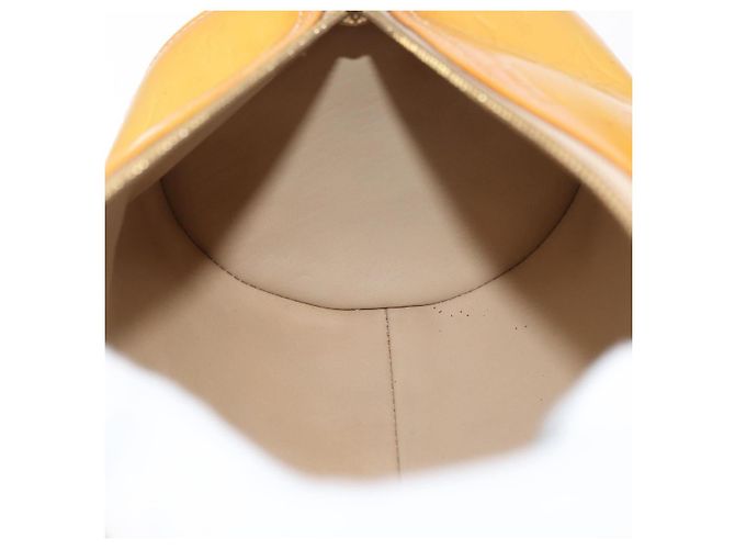 LOUIS VUITTON Borsa a Mano Monogram Vernis Bedford Beige M91006 LV Auth 166565 - vista 18