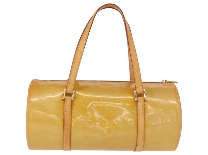 LOUIS VUITTON Borsa a Mano Monogram Vernis Bedford Beige M91006 LV Auth 166565 - vista 2