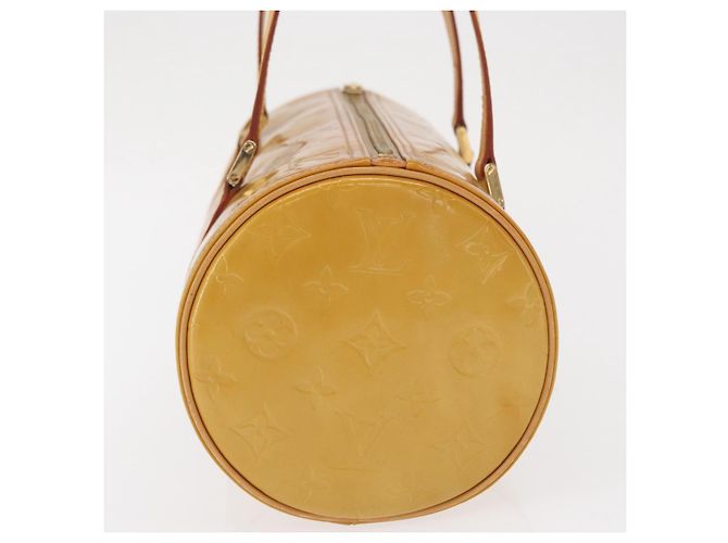 LOUIS VUITTON Borsa a Mano Monogram Vernis Bedford Beige M91006 LV Auth 166565 - vista 3