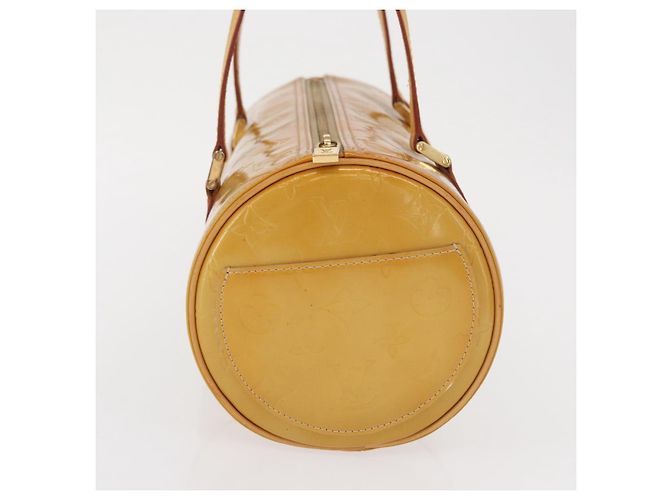 LOUIS VUITTON Borsa a Mano Monogram Vernis Bedford Beige M91006 LV Auth 166565 - vista 4